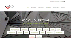 Desktop Screenshot of amotryck.se